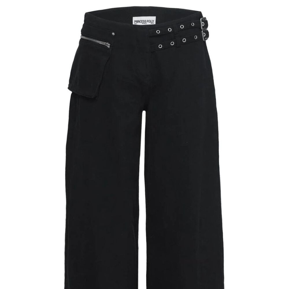 Wide Leg Jeans with Pockets - Picture 2 of 8